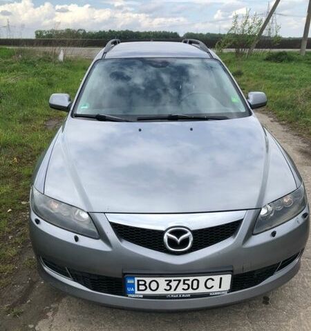 Серый Мазда 6, объемом двигателя 2 л и пробегом 237 тыс. км за 6704 $, фото 1 на Automoto.ua