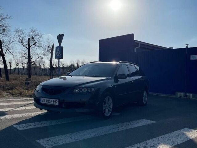 Серый Мазда 6, объемом двигателя 2 л и пробегом 356 тыс. км за 3700 $, фото 1 на Automoto.ua
