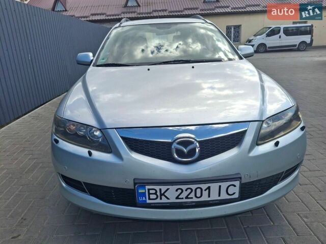 Серый Мазда 6, объемом двигателя 2 л и пробегом 224 тыс. км за 5300 $, фото 1 на Automoto.ua