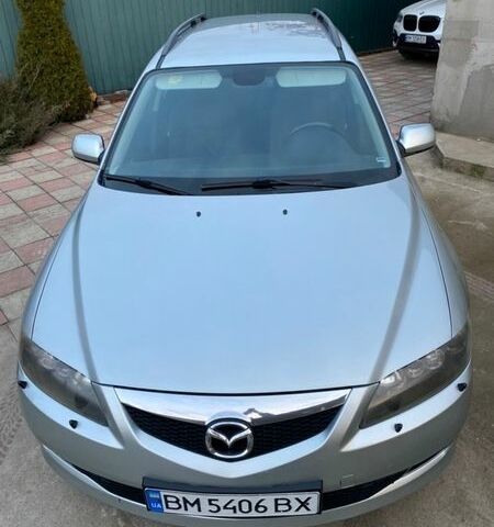 Серый Мазда 6, объемом двигателя 2 л и пробегом 195 тыс. км за 5000 $, фото 1 на Automoto.ua