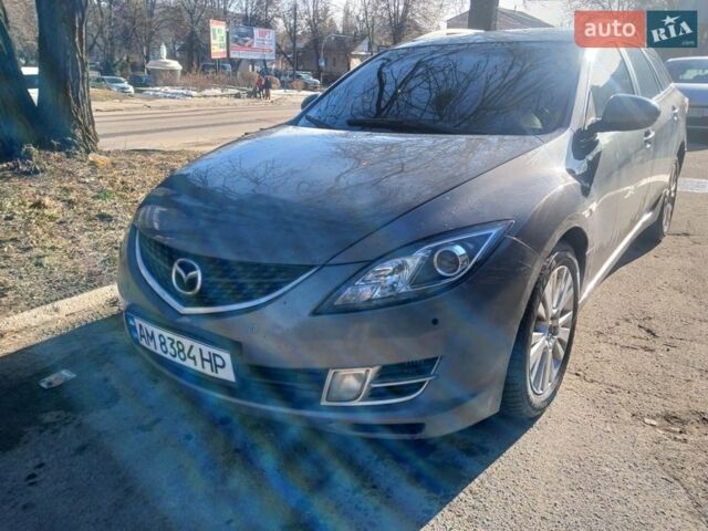 Серый Мазда 6, объемом двигателя 2 л и пробегом 300 тыс. км за 4850 $, фото 1 на Automoto.ua