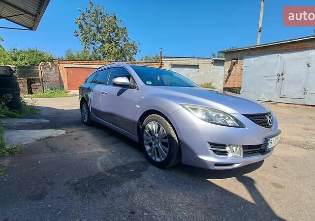 Серый Мазда 6, объемом двигателя 2 л и пробегом 272 тыс. км за 6400 $, фото 1 на Automoto.ua