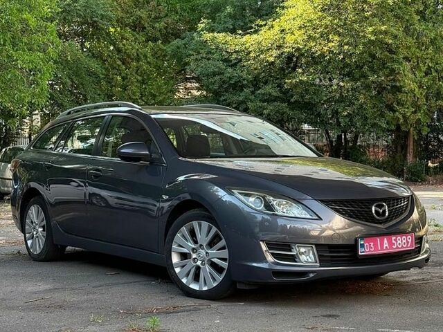 Серый Мазда 6, объемом двигателя 2 л и пробегом 225 тыс. км за 6900 $, фото 1 на Automoto.ua