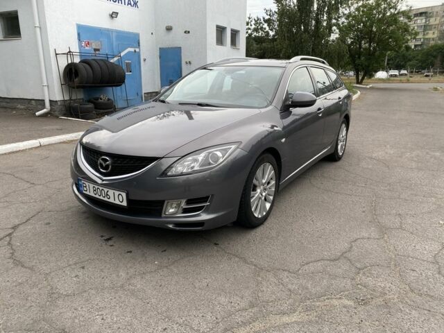 Серый Мазда 6, объемом двигателя 2 л и пробегом 312 тыс. км за 6500 $, фото 1 на Automoto.ua