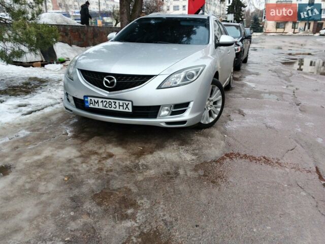Серый Мазда 6, объемом двигателя 2 л и пробегом 265 тыс. км за 6900 $, фото 1 на Automoto.ua