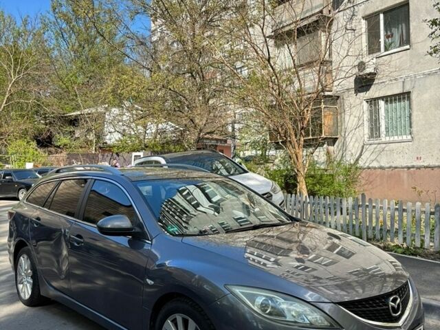 Серый Мазда 6, объемом двигателя 2 л и пробегом 289 тыс. км за 6650 $, фото 1 на Automoto.ua