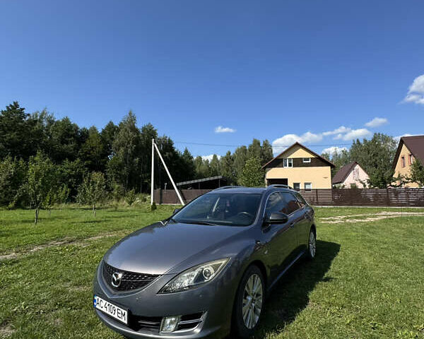Серый Мазда 6, объемом двигателя 2 л и пробегом 280 тыс. км за 6800 $, фото 1 на Automoto.ua