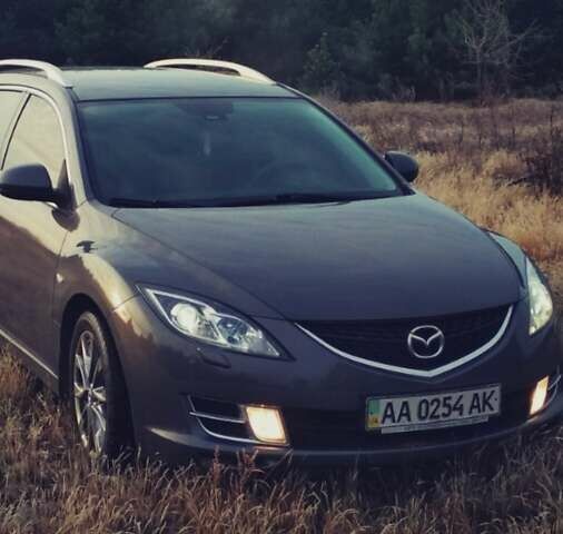 Серый Мазда 6, объемом двигателя 2 л и пробегом 333 тыс. км за 7000 $, фото 1 на Automoto.ua