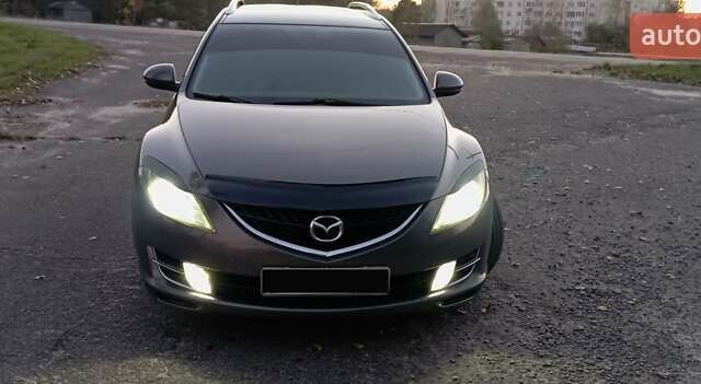 Серый Мазда 6, объемом двигателя 2.2 л и пробегом 324 тыс. км за 6490 $, фото 1 на Automoto.ua