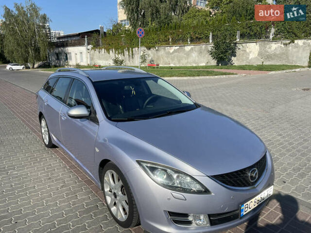 Серый Мазда 6, объемом двигателя 2 л и пробегом 314 тыс. км за 6100 $, фото 1 на Automoto.ua