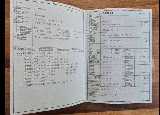 Серый Мазда 6, объемом двигателя 2.5 л и пробегом 180 тыс. км за 9200 $, фото 1 на Automoto.ua