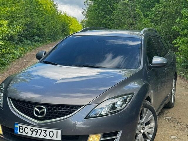 Серый Мазда 6, объемом двигателя 2 л и пробегом 341 тыс. км за 6500 $, фото 1 на Automoto.ua