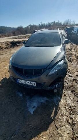 Серый Мазда 6, объемом двигателя 2.2 л и пробегом 300 тыс. км за 3700 $, фото 1 на Automoto.ua