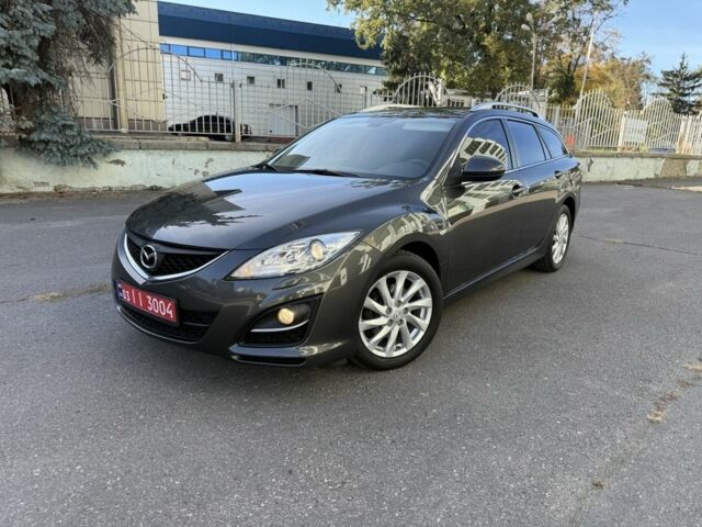 Серый Мазда 6, объемом двигателя 2 л и пробегом 183 тыс. км за 8416 $, фото 1 на Automoto.ua