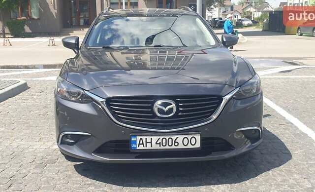 Серый Мазда 6, объемом двигателя 2.19 л и пробегом 215 тыс. км за 13500 $, фото 1 на Automoto.ua
