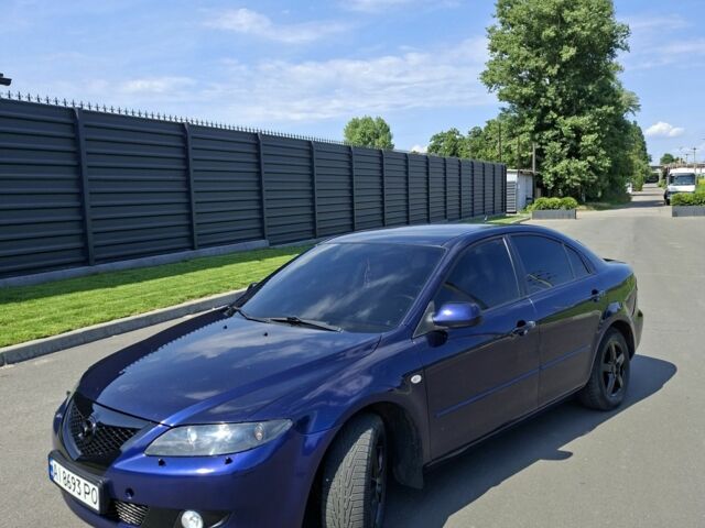 Синий Мазда 6, объемом двигателя 2 л и пробегом 376 тыс. км за 3800 $, фото 1 на Automoto.ua