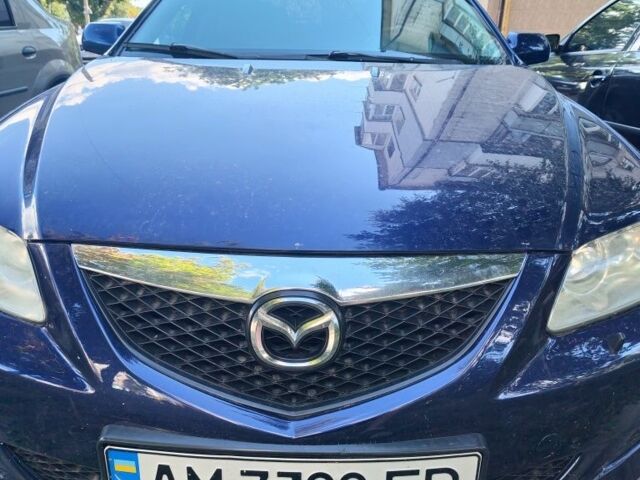 Синий Мазда 6, объемом двигателя 2 л и пробегом 322 тыс. км за 3202 $, фото 1 на Automoto.ua
