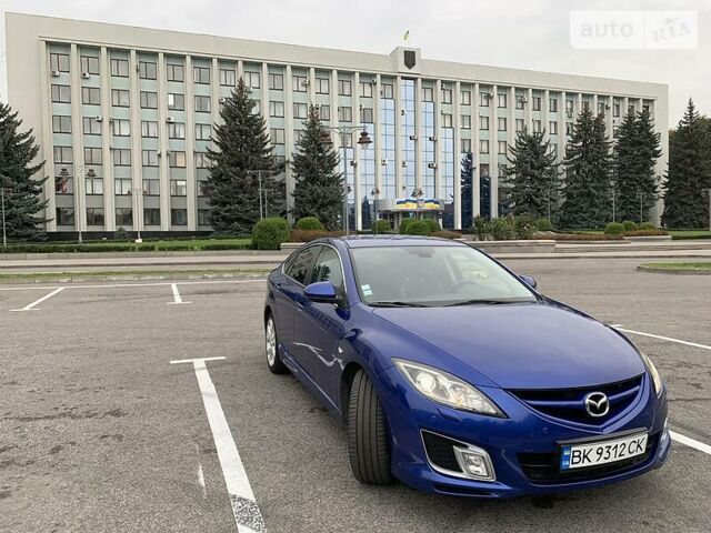 Синий Мазда 6, объемом двигателя 2 л и пробегом 162 тыс. км за 8600 $, фото 1 на Automoto.ua