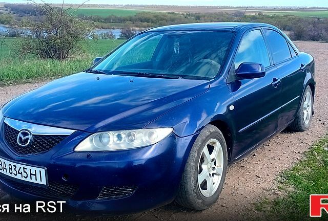 Синий Мазда 6, объемом двигателя 1.8 л и пробегом 360 тыс. км за 3000 $, фото 1 на Automoto.ua