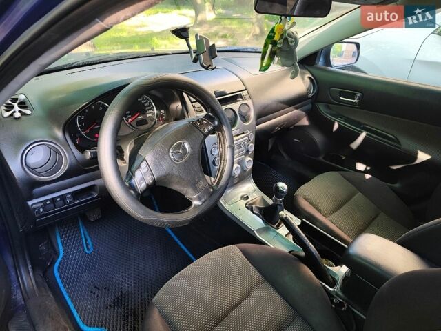 Синий Мазда 6, объемом двигателя 2.5 л и пробегом 270 тыс. км за 3500 $, фото 1 на Automoto.ua