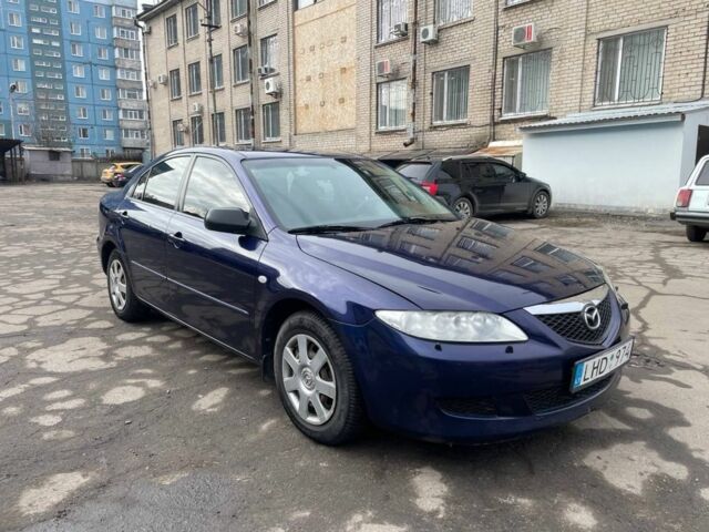 Синий Мазда 6, объемом двигателя 1.8 л и пробегом 203 тыс. км за 2200 $, фото 1 на Automoto.ua