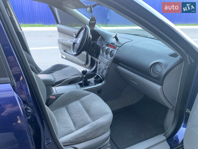 Синий Мазда 6, объемом двигателя 1.8 л и пробегом 192 тыс. км за 4300 $, фото 1 на Automoto.ua