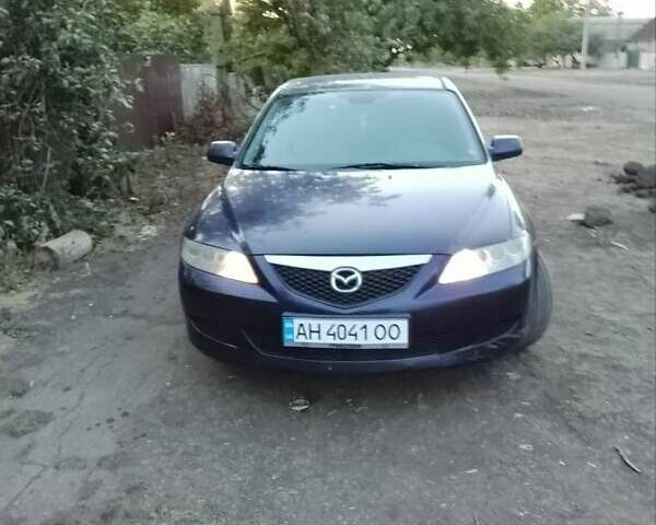 Синий Мазда 6, объемом двигателя 2 л и пробегом 350 тыс. км за 3200 $, фото 1 на Automoto.ua
