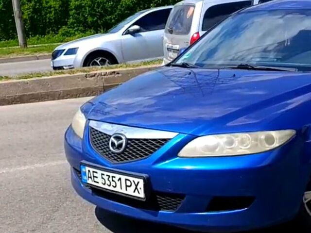 Синий Мазда 6, объемом двигателя 2 л и пробегом 230 тыс. км за 1000 $, фото 1 на Automoto.ua