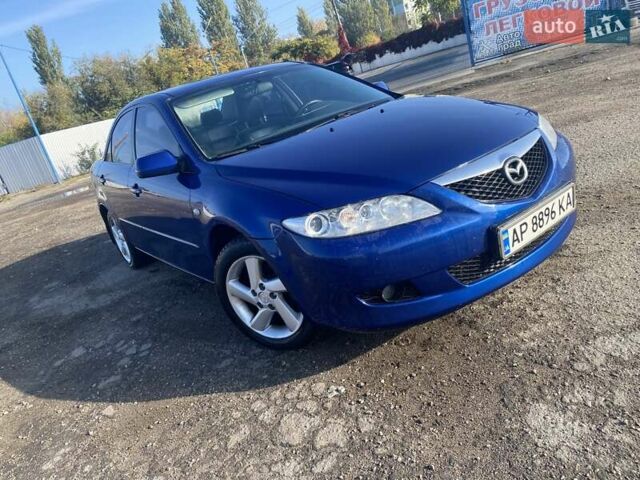 Синий Мазда 6, объемом двигателя 2 л и пробегом 230 тыс. км за 3500 $, фото 1 на Automoto.ua