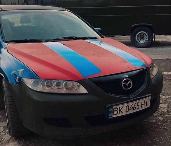 Синий Мазда 6, объемом двигателя 2 л и пробегом 450 тыс. км за 2000 $, фото 1 на Automoto.ua