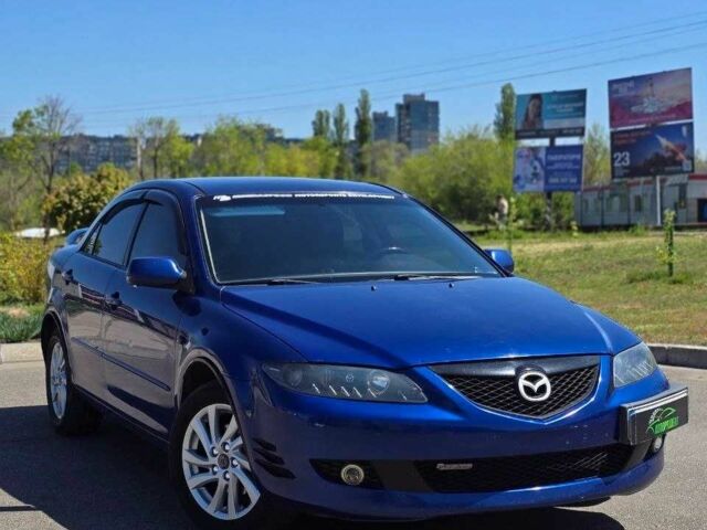 Синий Мазда 6, объемом двигателя 2 л и пробегом 308 тыс. км за 4750 $, фото 1 на Automoto.ua