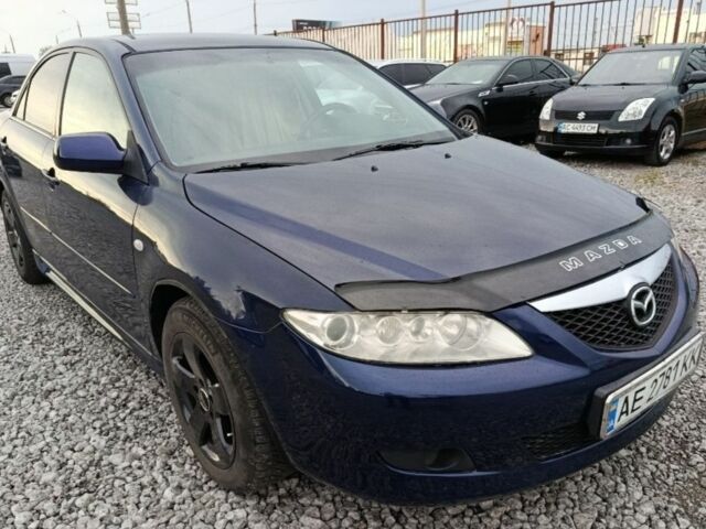 Синий Мазда 6, объемом двигателя 2 л и пробегом 220 тыс. км за 3606 $, фото 1 на Automoto.ua
