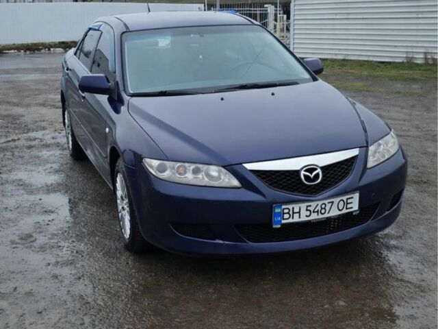 Синий Мазда 6, объемом двигателя 1.8 л и пробегом 189 тыс. км за 3000 $, фото 1 на Automoto.ua