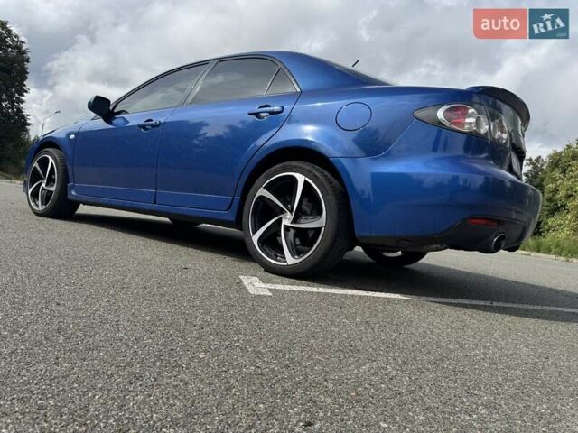 Синий Мазда 6, объемом двигателя 2 л и пробегом 322 тыс. км за 5650 $, фото 1 на Automoto.ua