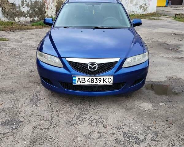 Синий Мазда 6, объемом двигателя 2 л и пробегом 320 тыс. км за 3600 $, фото 1 на Automoto.ua