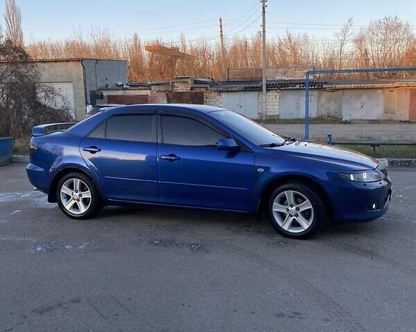 Синий Мазда 6, объемом двигателя 2 л и пробегом 208 тыс. км за 3400 $, фото 1 на Automoto.ua