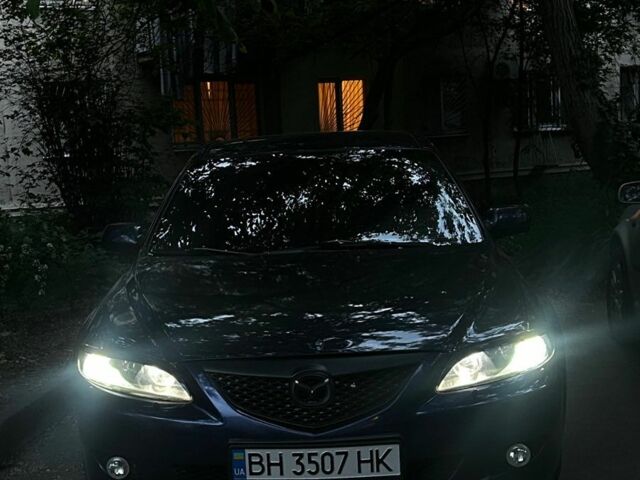 Синий Мазда 6, объемом двигателя 2 л и пробегом 190 тыс. км за 4300 $, фото 1 на Automoto.ua