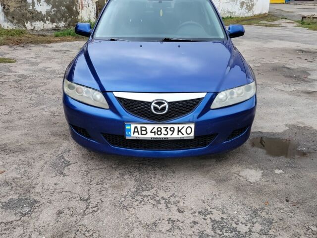 Синий Мазда 6, объемом двигателя 2 л и пробегом 305 тыс. км за 3000 $, фото 1 на Automoto.ua