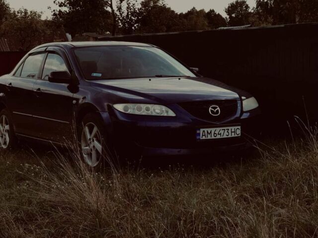 Синий Мазда 6, объемом двигателя 2 л и пробегом 340 тыс. км за 3350 $, фото 1 на Automoto.ua