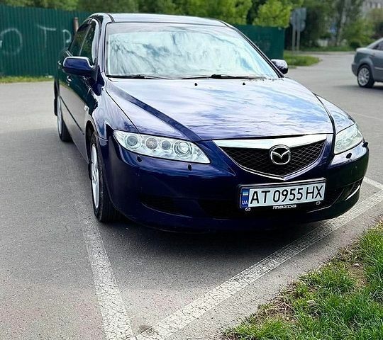 Синий Мазда 6, объемом двигателя 2 л и пробегом 227 тыс. км за 3200 $, фото 1 на Automoto.ua