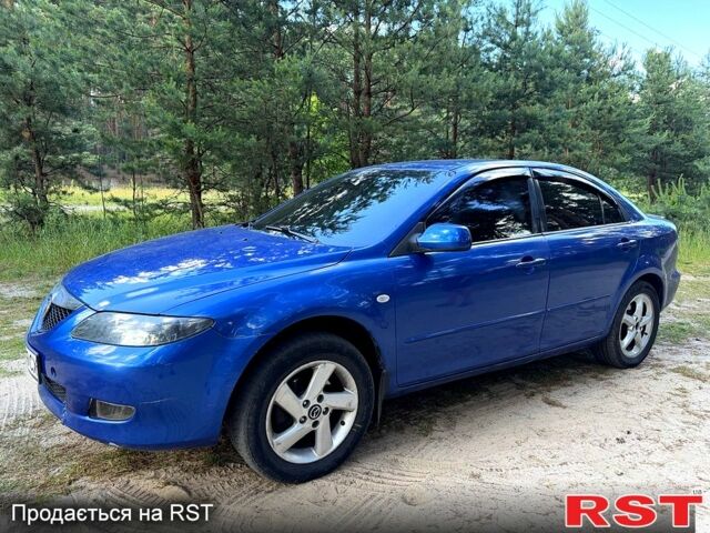 Синий Мазда 6, объемом двигателя 2 л и пробегом 245 тыс. км за 3350 $, фото 1 на Automoto.ua