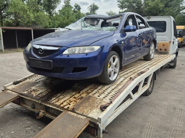 Синий Мазда 6, объемом двигателя 2.3 л и пробегом 260 тыс. км за 1305 $, фото 1 на Automoto.ua