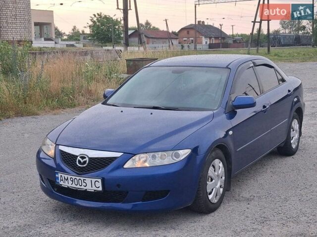 Синий Мазда 6, объемом двигателя 2 л и пробегом 207 тыс. км за 3350 $, фото 1 на Automoto.ua