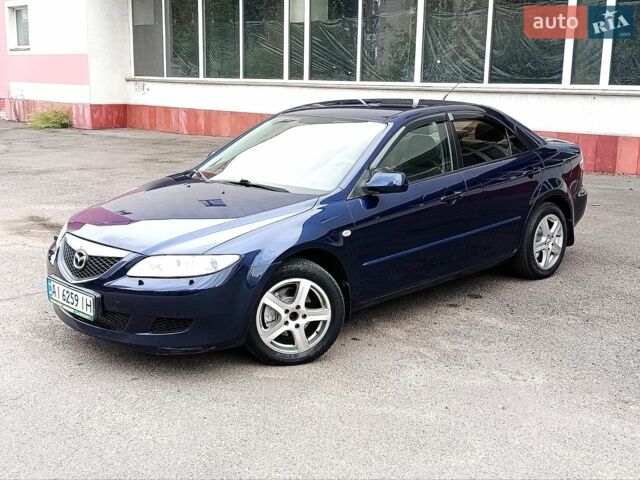 Синий Мазда 6, объемом двигателя 2 л и пробегом 217 тыс. км за 4399 $, фото 1 на Automoto.ua