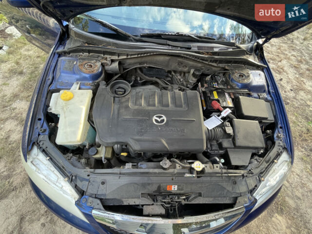 Синий Мазда 6, объемом двигателя 1.8 л и пробегом 170 тыс. км за 3500 $, фото 1 на Automoto.ua