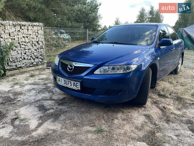 Синий Мазда 6, объемом двигателя 1.8 л и пробегом 170 тыс. км за 3500 $, фото 1 на Automoto.ua