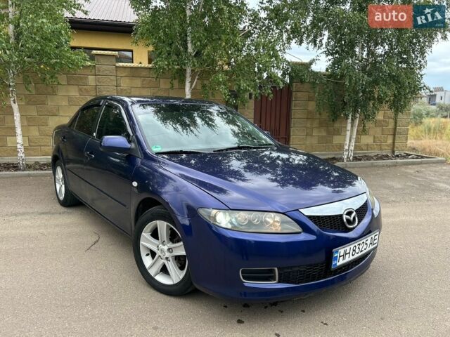 Синий Мазда 6, объемом двигателя 1.8 л и пробегом 275 тыс. км за 3300 $, фото 1 на Automoto.ua