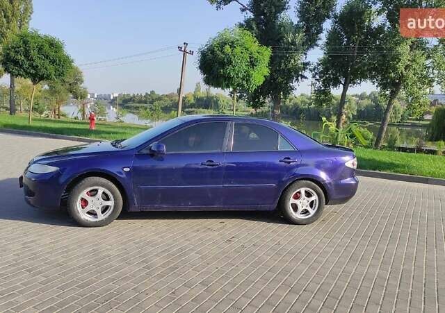 Синий Мазда 6, объемом двигателя 2 л и пробегом 220 тыс. км за 3200 $, фото 1 на Automoto.ua