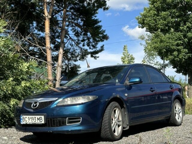 Синий Мазда 6, объемом двигателя 2 л и пробегом 188 тыс. км за 3900 $, фото 1 на Automoto.ua