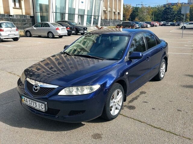 Синий Мазда 6, объемом двигателя 2 л и пробегом 200 тыс. км за 4700 $, фото 1 на Automoto.ua